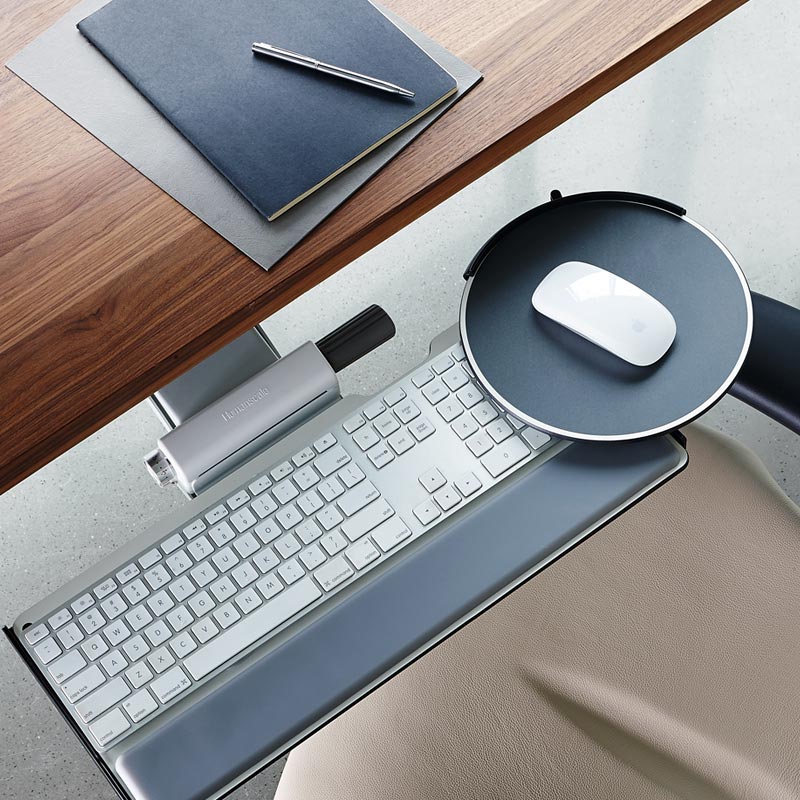 Ergonomic Adjustable Keyboard Tray Top View