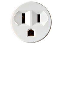Adaptateur pour prise nord-américaine