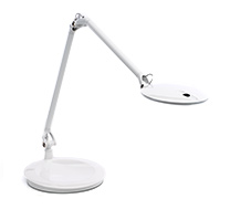 Lampe de travail Element Disc, blanc arctique