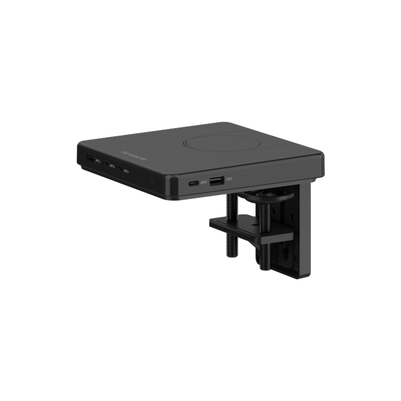 M/Connect 3, Station de données USB, support à pince réglable, noire