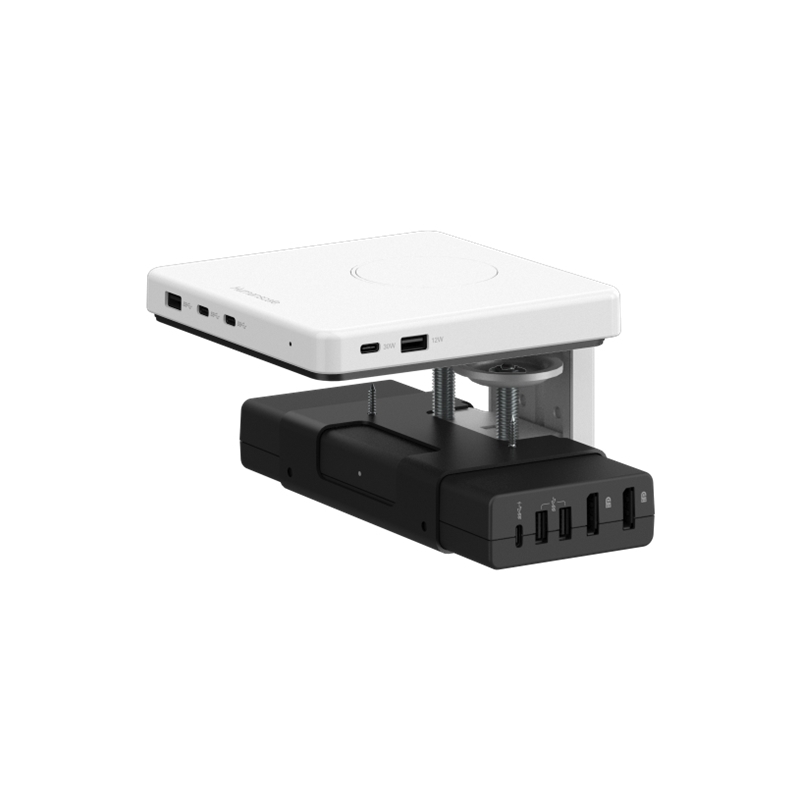 M/Connect 3, Pro Dock, support à pince réglable, blanc