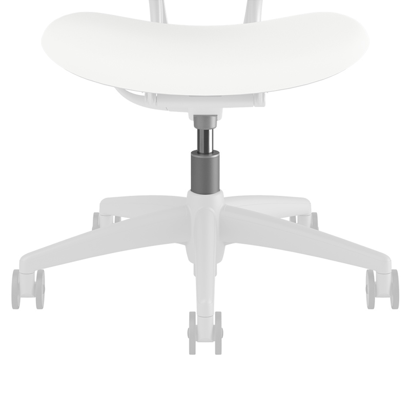 Cylindre standard de 5 po, gris clair