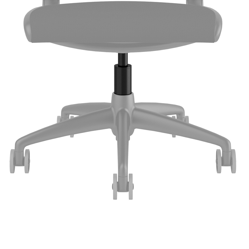 Cylindre standard de 5 po, noir