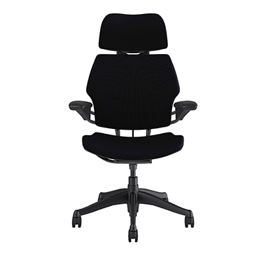 Chaise de travail Freedom avec appui-tête, Corde 4, Black Picture 2