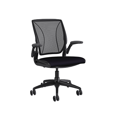 Chaise Diffrient World, dossier Monofilament Stripe/Black, siège Corde 4 Black