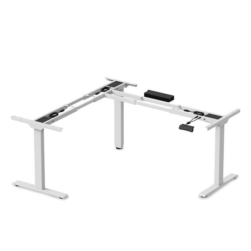 eFloat Go 2.0, Base de table à trois pieds réglable en hauteur, blanc