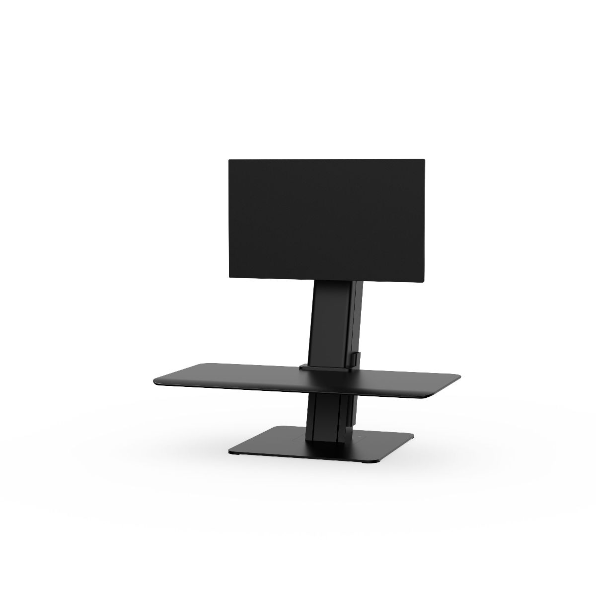 QuickStand Eco, Single Monitor, Black, Small MDF Platform