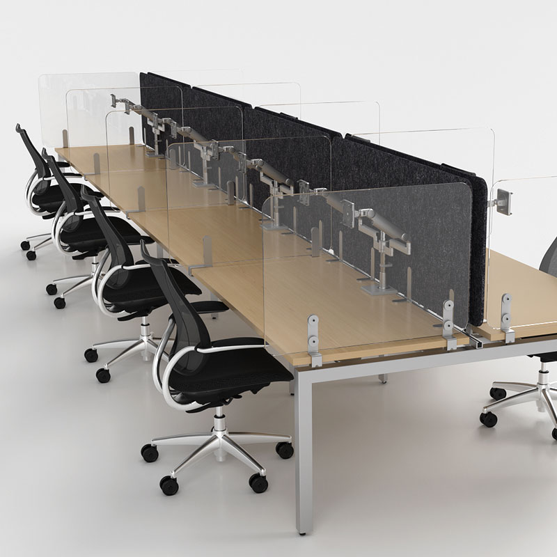 WellGuard separation panel and monitor arm