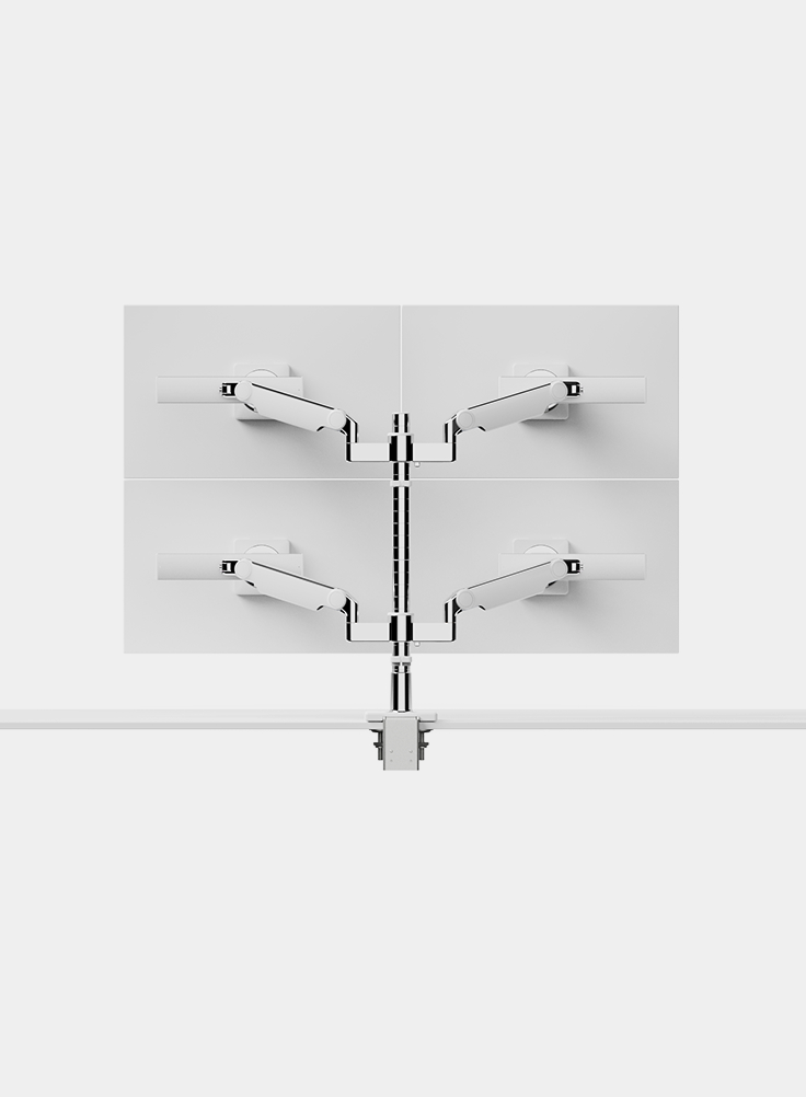 Bras pour moniteurs et outils technologiques